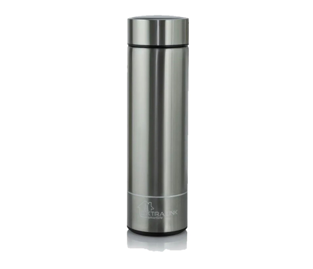 ExtraLink Travel Mug Srebrny Kubek termiczny Termos z wyświetlaczem LE - 1585415 - zdjęcie 3